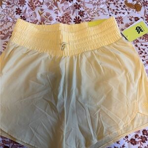 Target Butter Yellow Women's Athletic Shorts